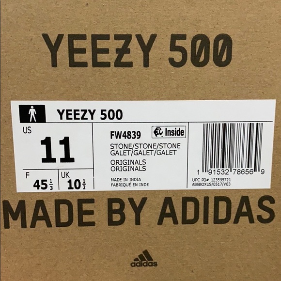 (SOLD)Authentic men’s Yeezy 500 - size 11 - Picture 9 of 9